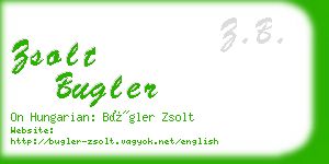 zsolt bugler business card